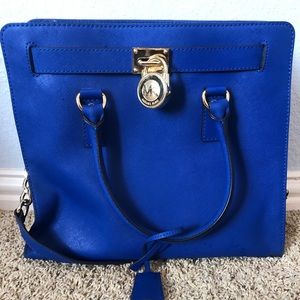 Michael Kors Hamilton Bag in Blue